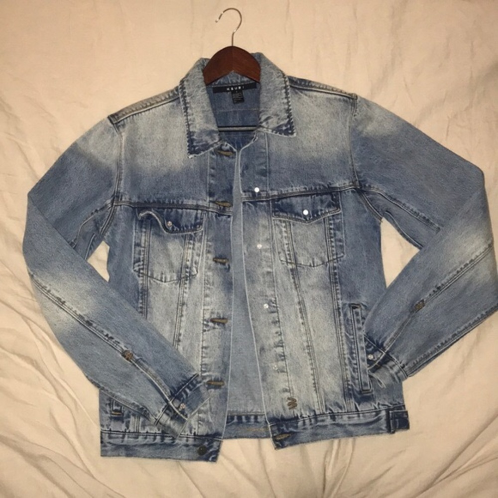 KSUBI Distressed Men’s Denim Jacket S
